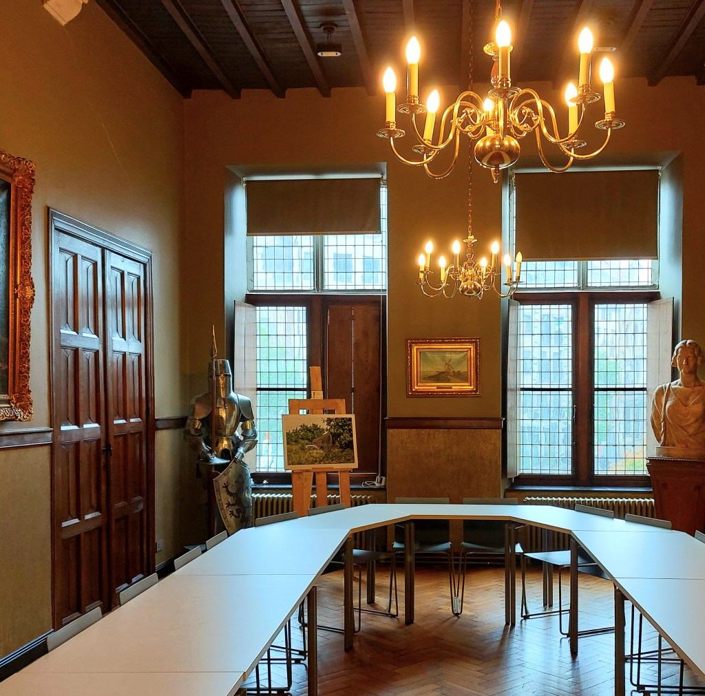 Inside the City Hall of Dendermonde